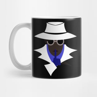 Lady White shush (afro): A Cybersecurity Design Mug